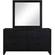 Meridian Furniture Fairfax Black Oak Veneer Dresser