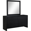 Meridian Furniture Fairfax Black Oak Veneer Dresser