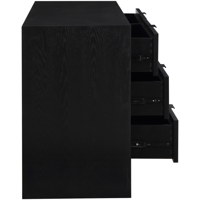Meridian Furniture Fairfax Black Oak Veneer Dresser
