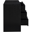 Meridian Furniture Fairfax Black Oak Veneer Dresser