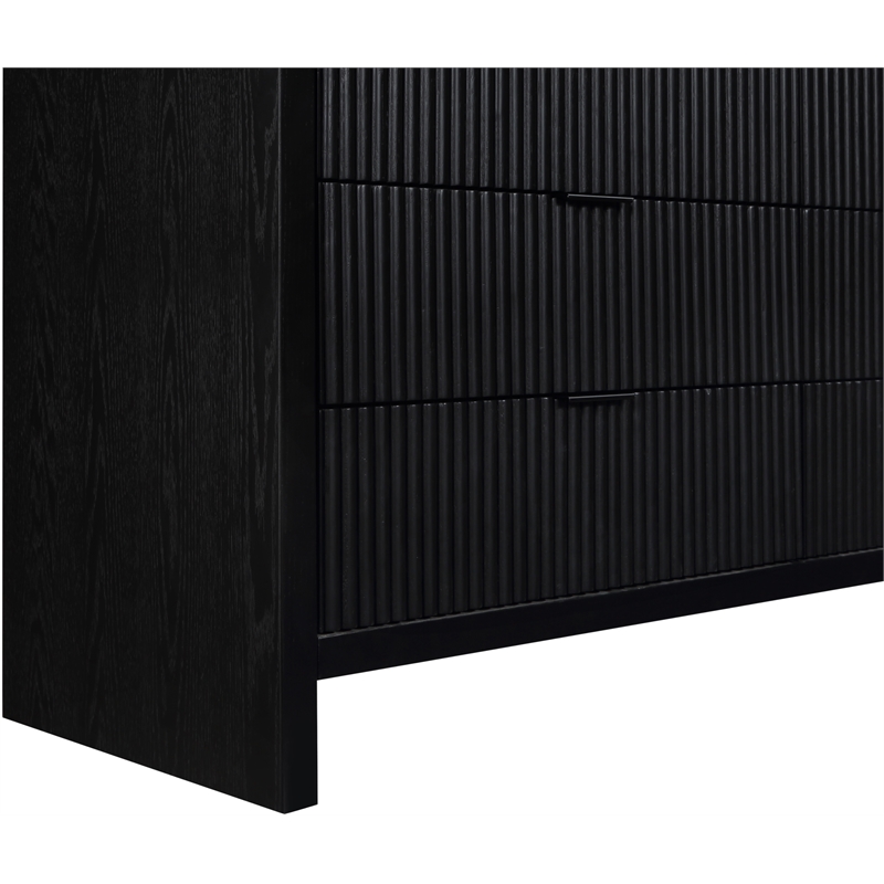 Meridian Furniture Fairfax Black Oak Veneer Dresser