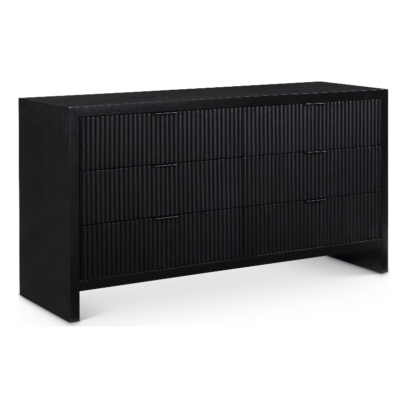 Meridian Furniture Fairfax Black Oak Veneer Dresser