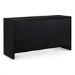 Meridian Furniture Fairfax Black Oak Veneer Dresser