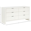 Meridian Furniture Fairfax Cream Oak Veneer Dresser