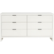 Meridian Furniture Fairfax Cream Oak Veneer Dresser