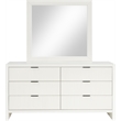 Meridian Furniture Fairfax Cream Oak Veneer Dresser