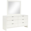 Meridian Furniture Fairfax Cream Oak Veneer Dresser