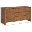 Meridian Furniture Fairfax Walnut Oak Veneer Dresser