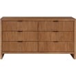 Meridian Furniture Fairfax Walnut Oak Veneer Dresser