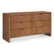 Meridian Furniture Fairfax Walnut Oak Veneer Dresser