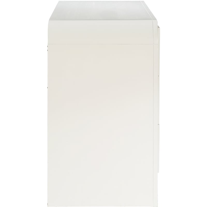 Meridian Furniture Fluted Cream Oak Veneer Dresser