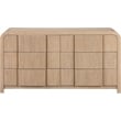 Meridian Furniture Fluted Natural Oak Veneer Dresser