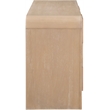 Meridian Furniture Fluted Natural Oak Veneer Dresser
