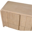 Meridian Furniture Fluted Natural Oak Veneer Dresser