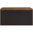 Meridian Furniture Fluted Walnut Oak Veneer Dresser
