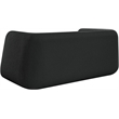 Meridian Furniture Abbington Contemporary Boucle Fabric Loveseat in Black