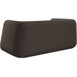 Meridian Furniture Abbington Contemporary Boucle Fabric Loveseat in Brown