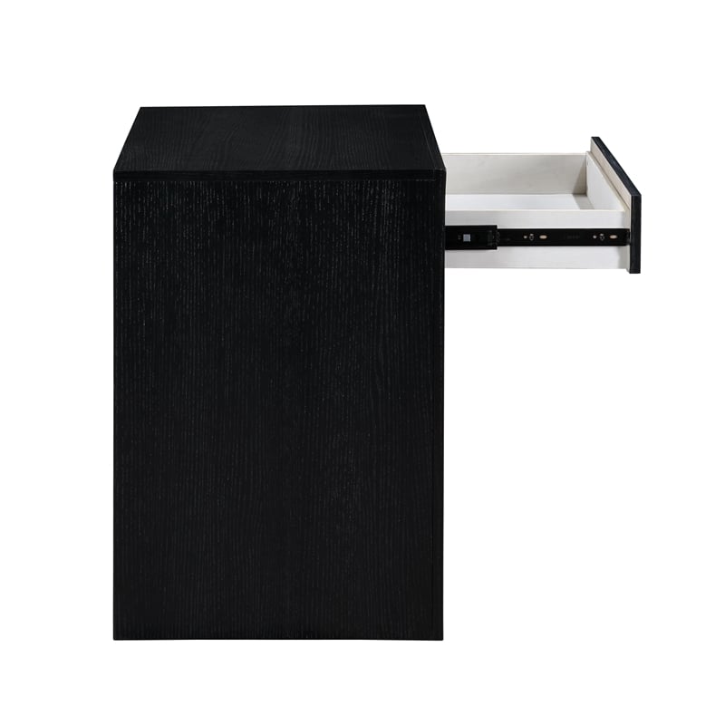 Meridian Furniture August Black Night Stand
