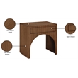 Meridian Furniture August Walnut Night Stand