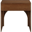Meridian Furniture August Walnut Night Stand