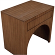 Meridian Furniture August Walnut Night Stand