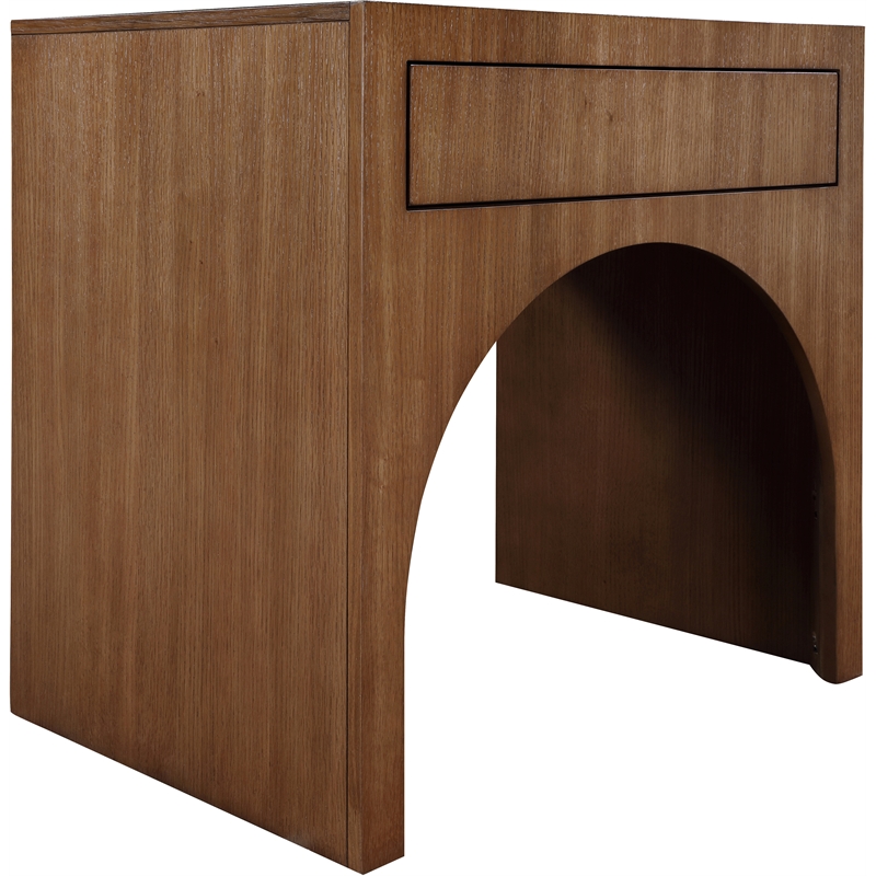 Meridian Furniture August Walnut Night Stand