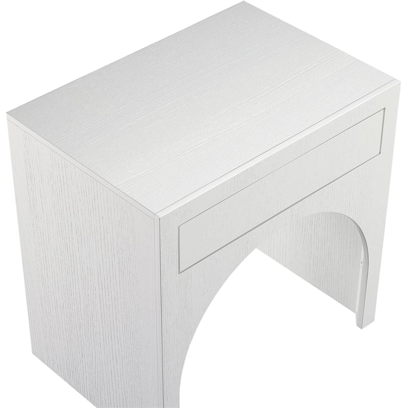Meridian Furniture August White Night Stand