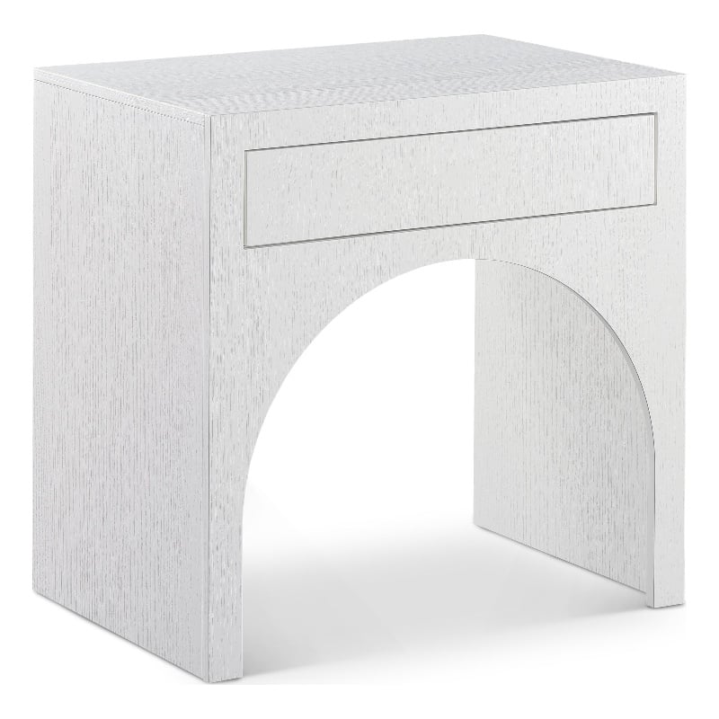 Meridian Furniture August White Night Stand