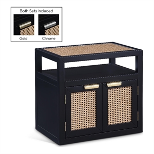 Meridian Furniture Cole Black Night Stand