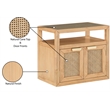 Meridian Furniture Cole Natural Night Stand