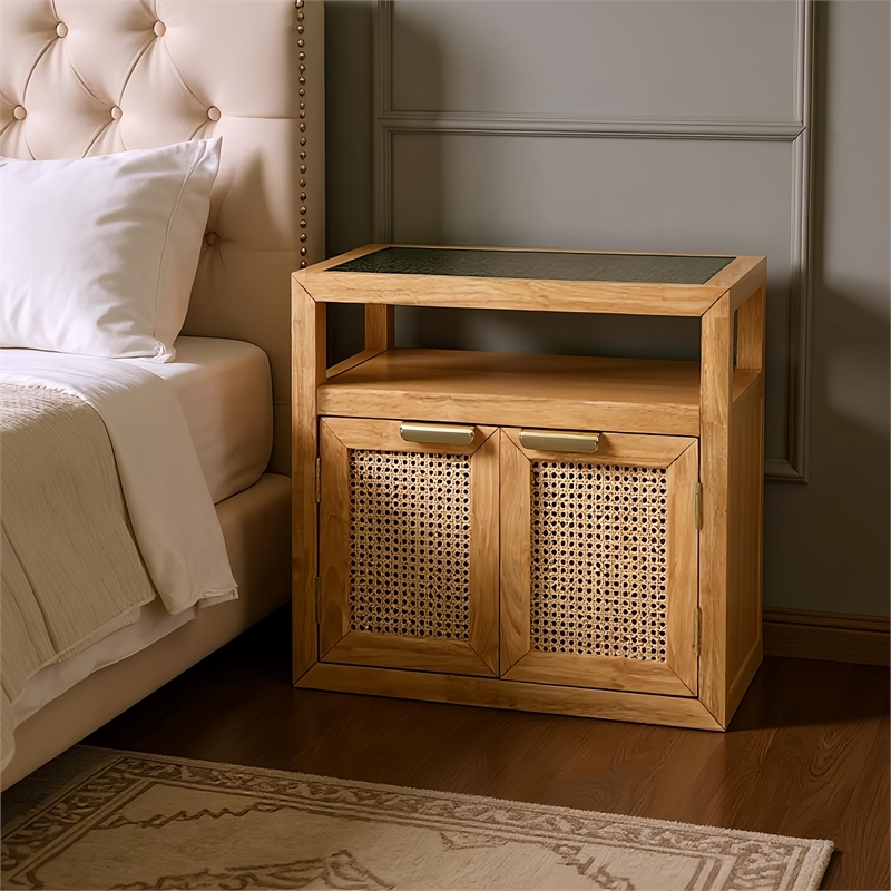 Meridian Furniture Cole Natural Night Stand