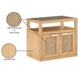 Meridian Furniture Cole Natural Night Stand