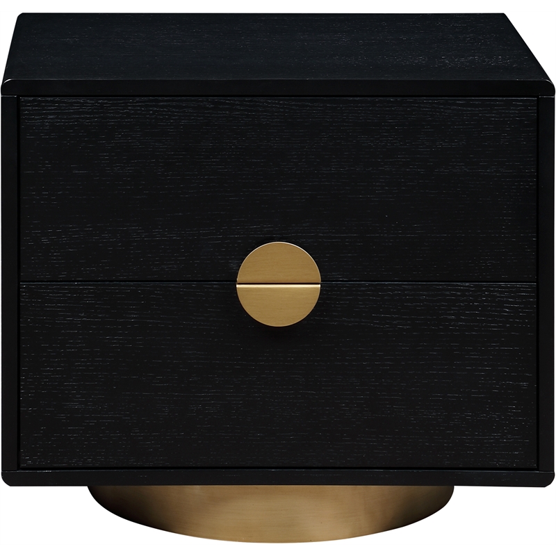 Meridian Furniture Wade Black Night Stand / Side Table