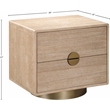Meridian Furniture Wade Natural Night Stand / Side Table