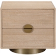Meridian Furniture Wade Natural Night Stand / Side Table