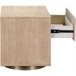 Meridian Furniture Wade Natural Night Stand / Side Table