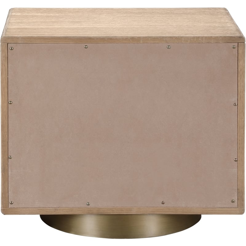 Meridian Furniture Wade Natural Night Stand / Side Table