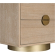 Meridian Furniture Wade Natural Night Stand / Side Table