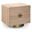 Meridian Furniture Wade Natural Night Stand / Side Table