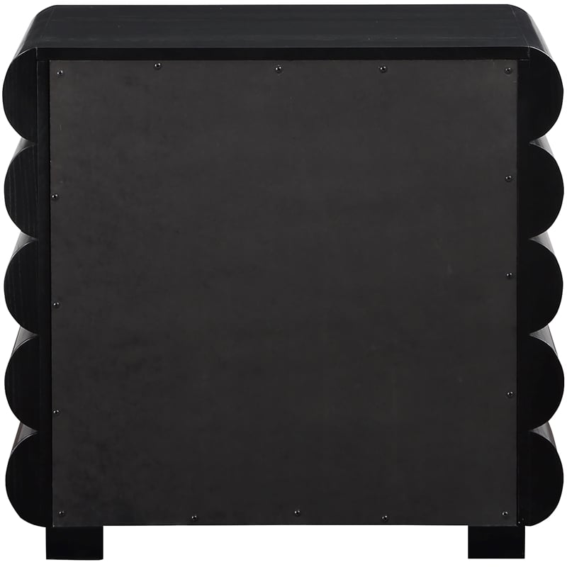 Meridian Furniture Maverick Black Night Stand / Side Table