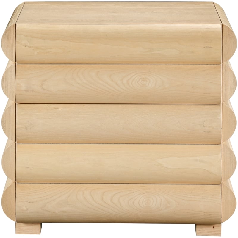 Meridian Furniture Maverick Natural Night Stand / Side Table