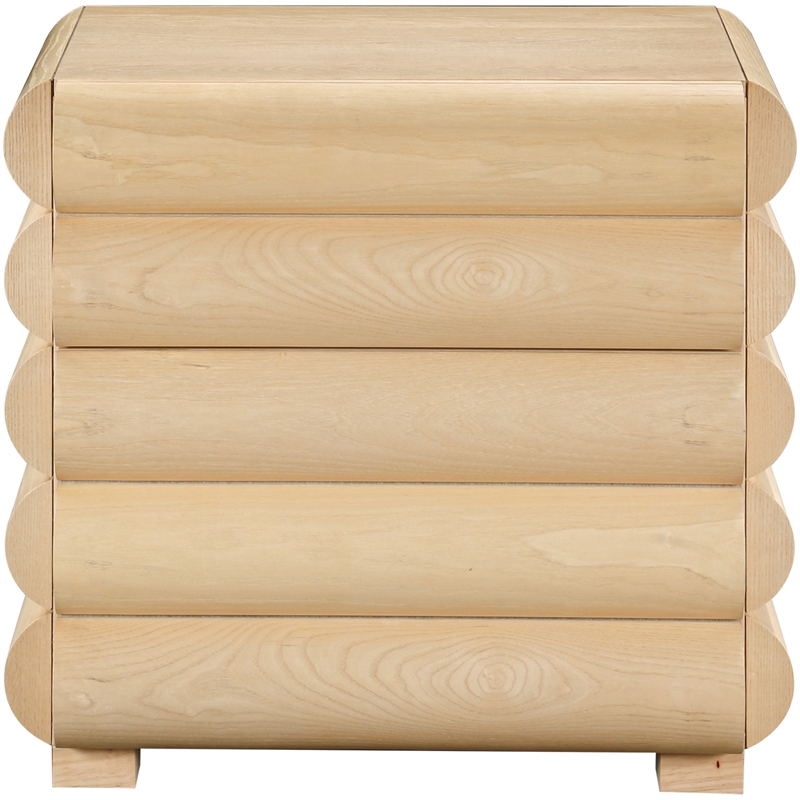 Meridian Furniture Maverick Natural Night Stand / Side Table