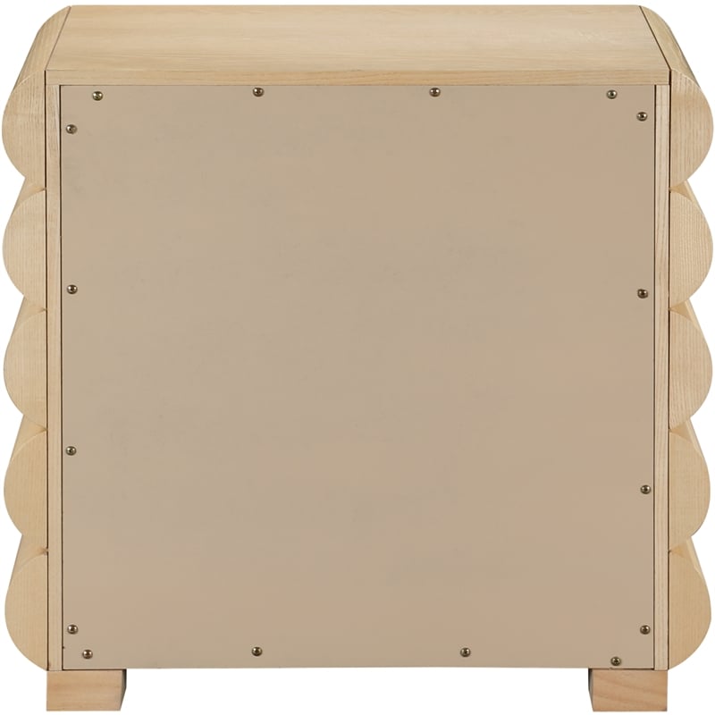 Meridian Furniture Maverick Natural Night Stand / Side Table