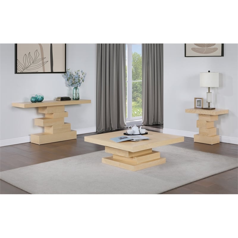 Meridian Furniture Westmount Natural Coffee Table