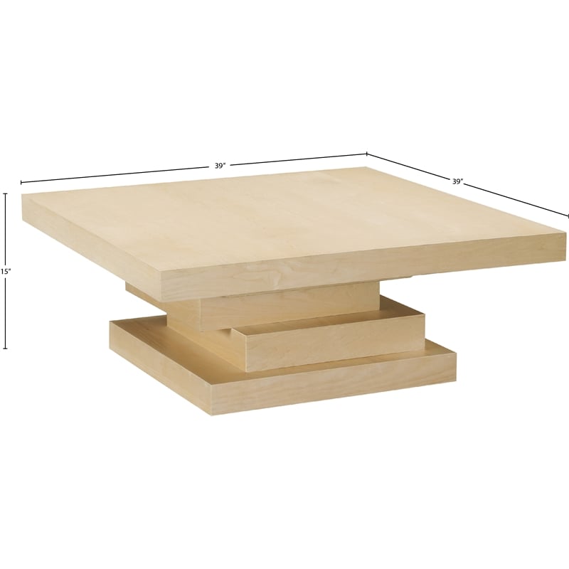 Meridian Furniture Westmount Natural Coffee Table