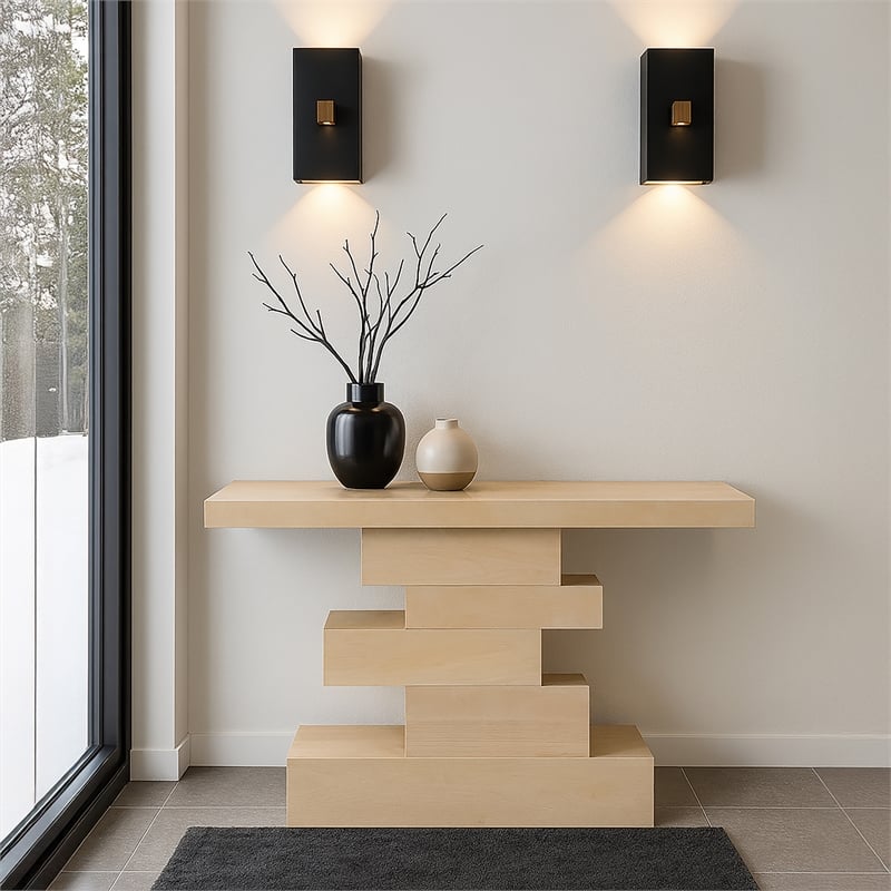 Meridian Furniture Westmount Natural Console Table