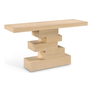 meridian furniture westmount natural console table