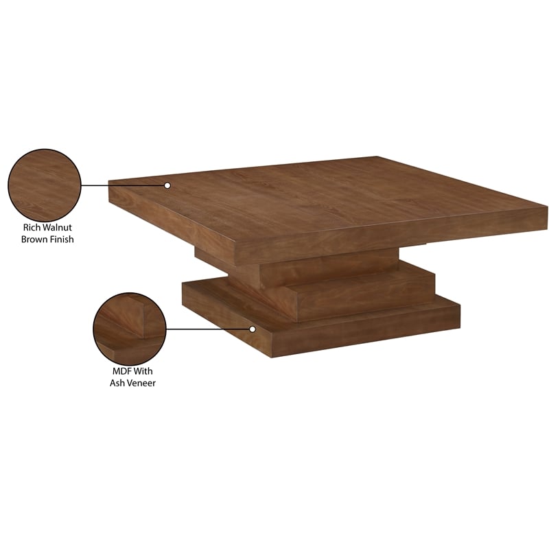 Meridian Furniture Westmount Walnut Coffee Table