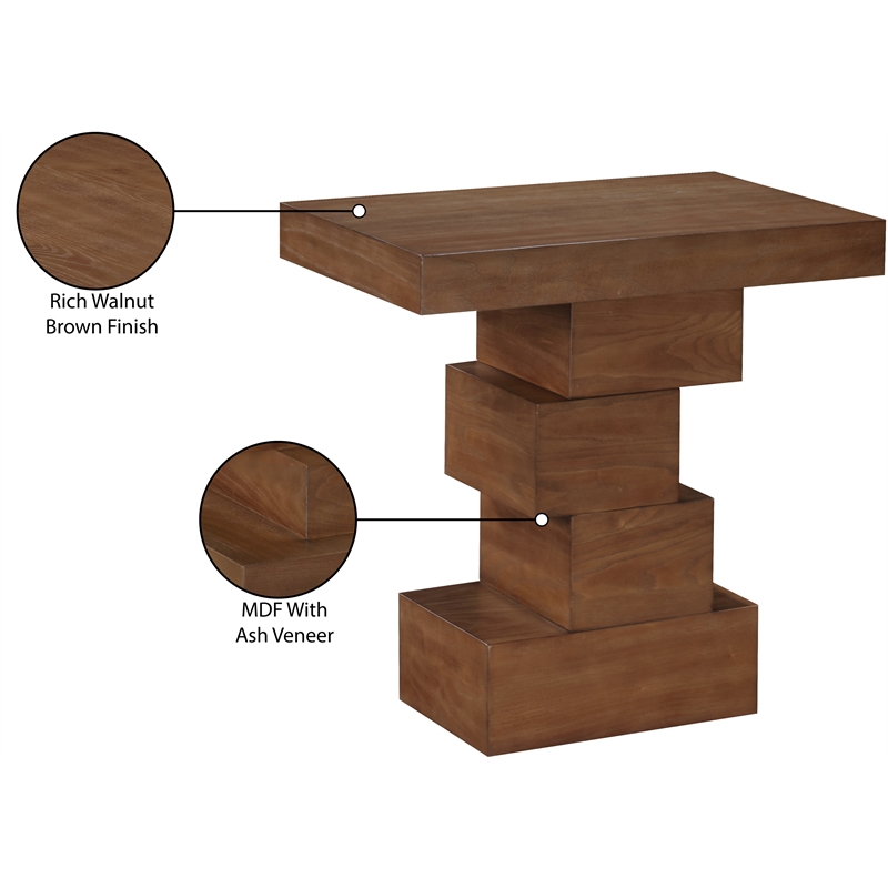 Meridian Furniture Westmount Walnut End Table