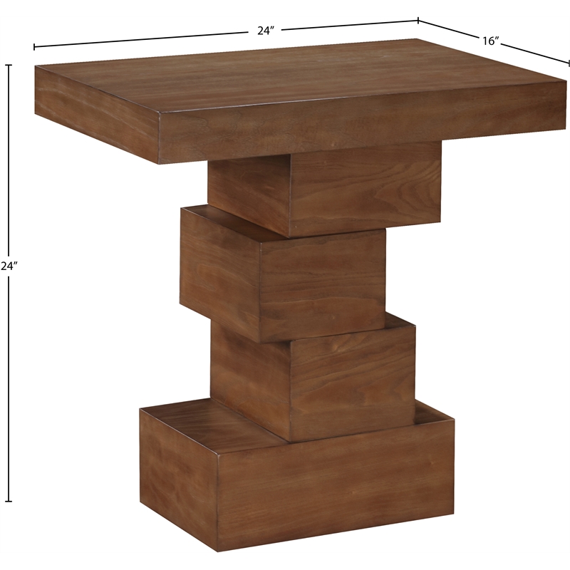 Meridian Furniture Westmount Walnut End Table